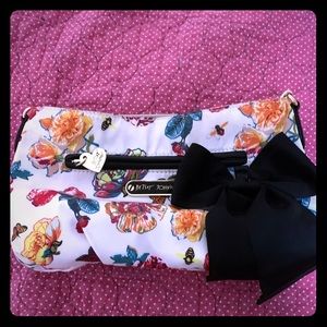 New white floral Betsey Johnson purse